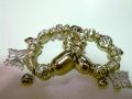 Pulsera bisuteria ancha fetiche  mariposa