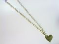 Collar largo cadena coraz�n antial�rgico bisuteria