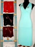  Vestido algod�n bordados