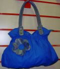 BOLSO LONA DETALLE FLOR