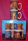 SET 4 MINITAZAS HANNAH MONTANA