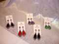 PENDIENTE IMITACION PLATA COLORES