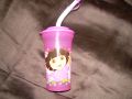VASO CON PAJITA DORA