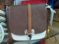 BOLSO BANDOLERA MARRON Y BEIGS